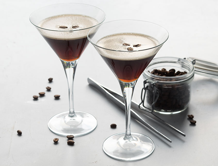 Espresso martini cocktail