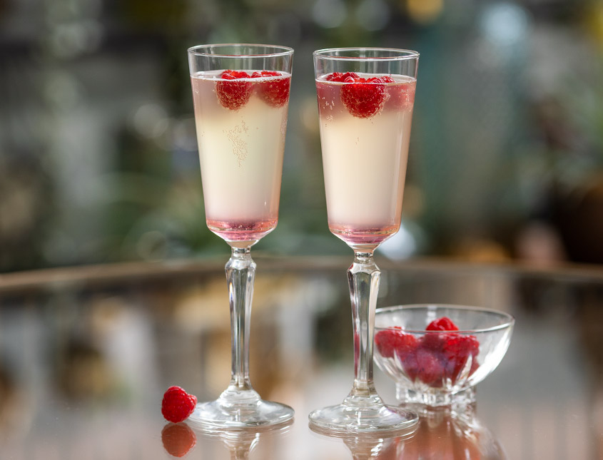 Lychee Rose cocktail